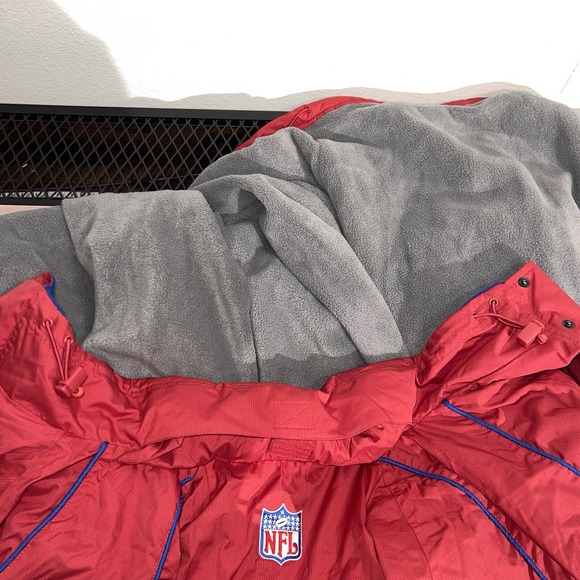 VINTAGE Y2K Puma Arizona Cardinals Zip Up Windbreaker Jacket Size‎ 3XL NFL Red - Picture 16 of 16